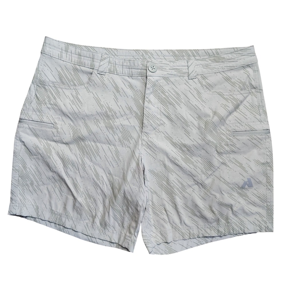 Eddie Bauer First Ascent Shorts Womens 16 Grey Hiking Outdoor Dash